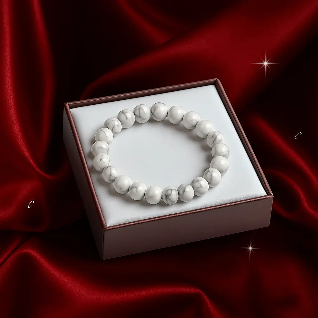 Howlite Bracelet - To Controls Emotions and Overthinking