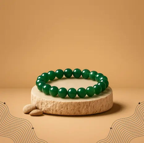 Green Jade Bracelet - For Academic Success & Career Opportunities
