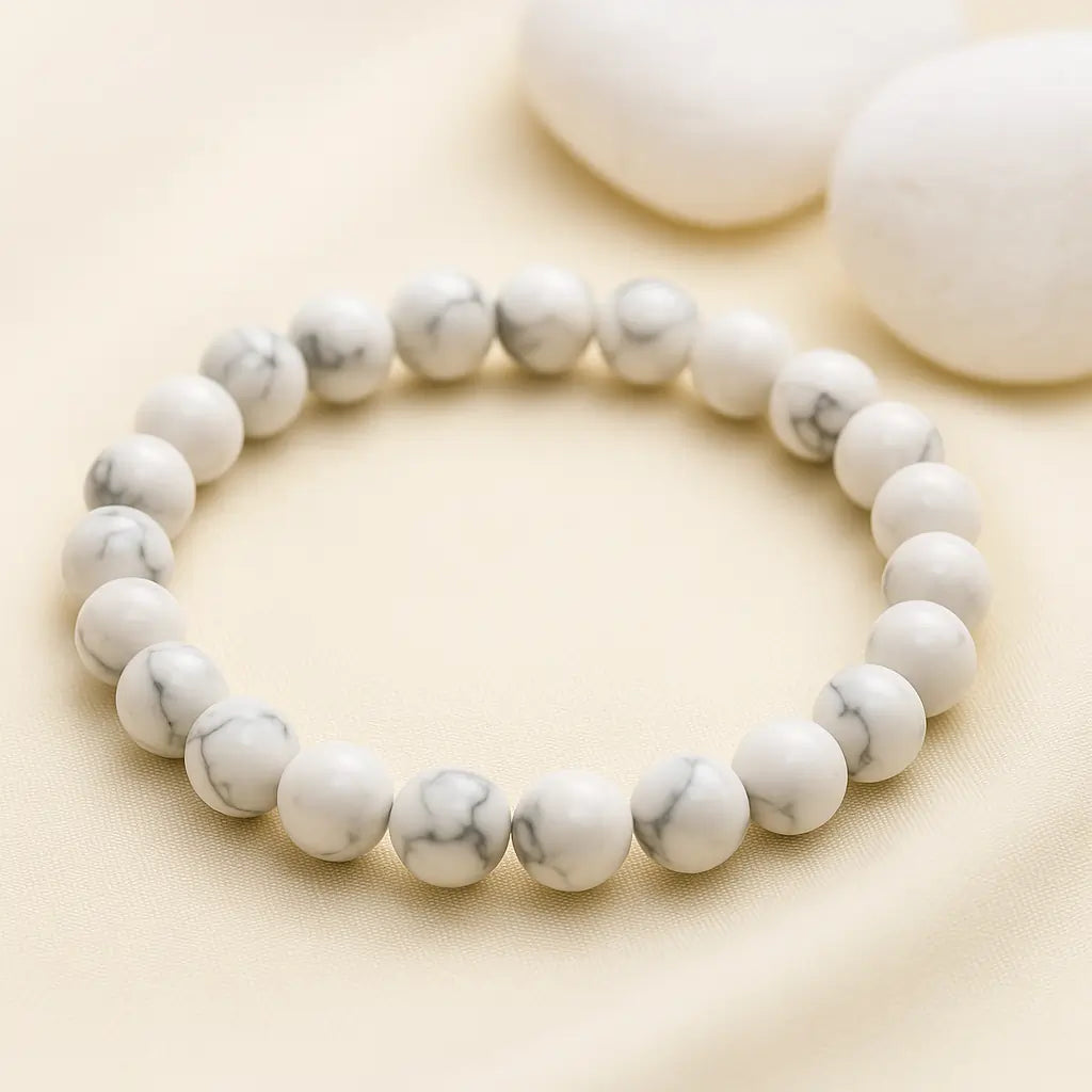 Howlite Bracelet - To Controls Emotions and Overthinking