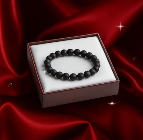Lava Stone Bracelet - To Control Anger and Lethargy