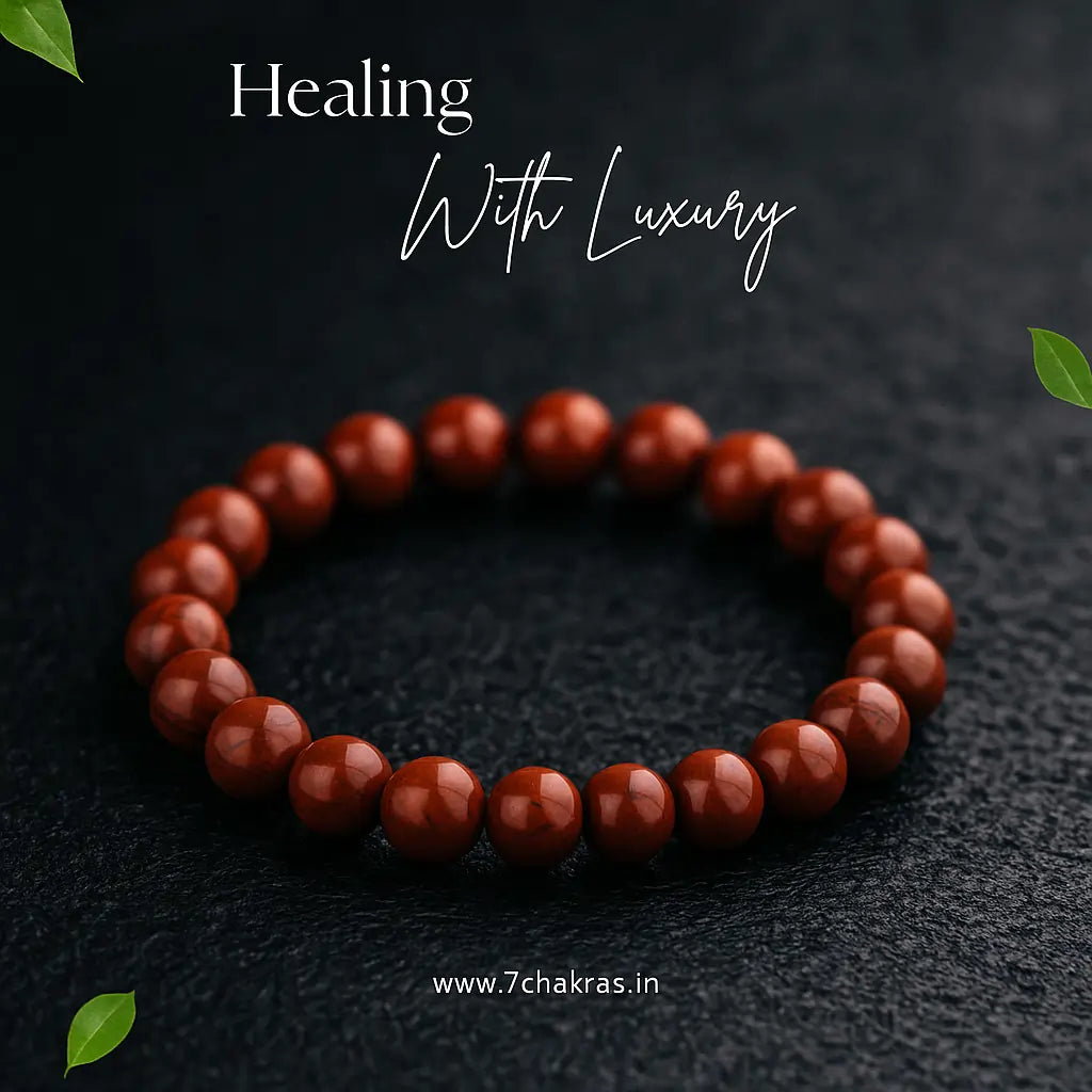 Red Jasper Bracelet - To Stay Focused & Achieve Goals