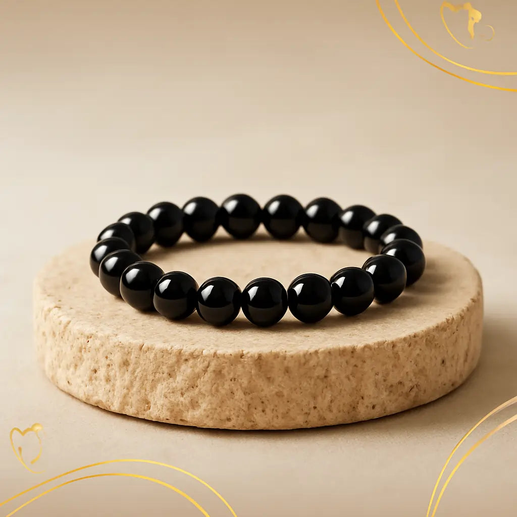 Black Obsidian Bracelet - For Stability And The Right Path