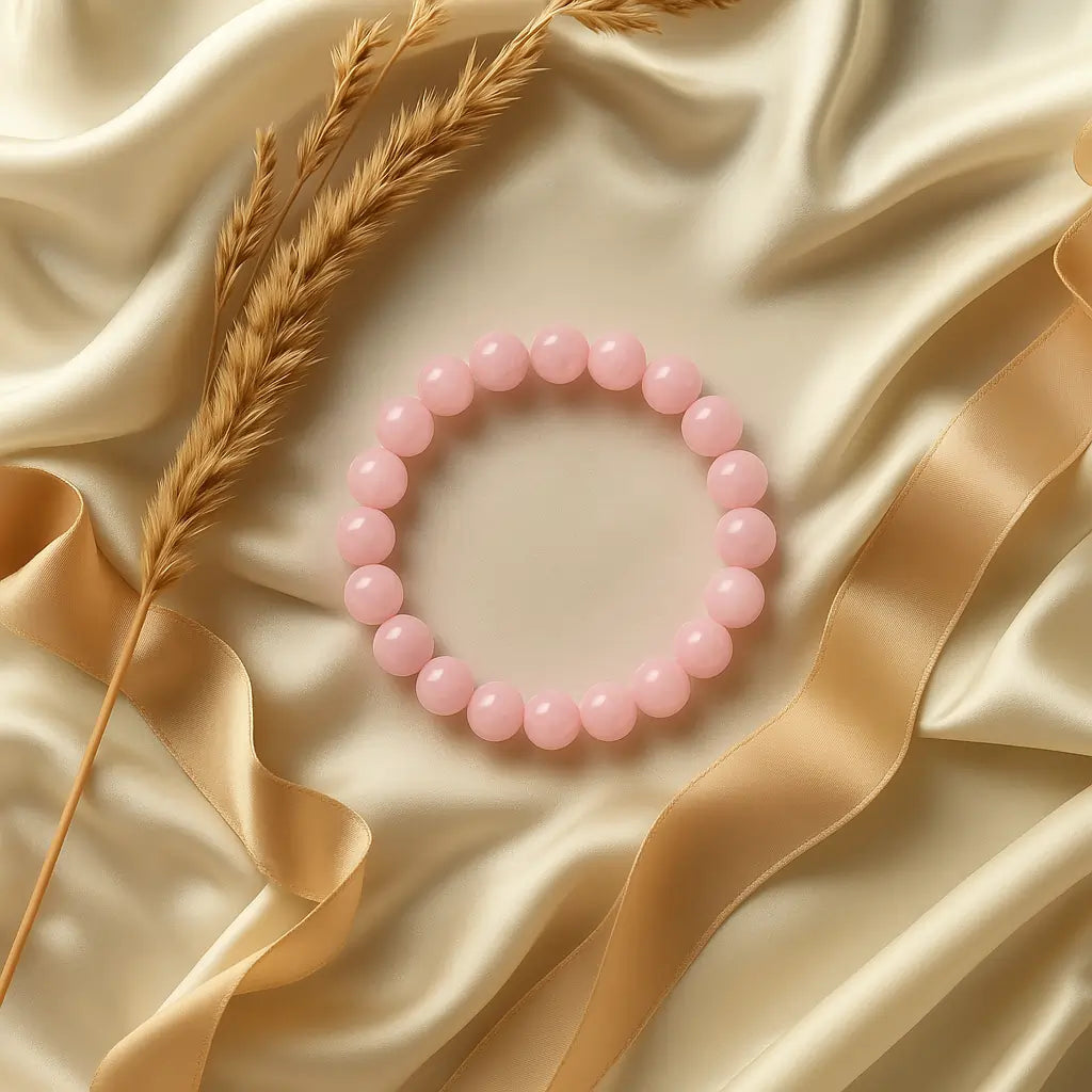 Rose Quartz Bracelet - To Enhance Beauty & Ideal Body Shape