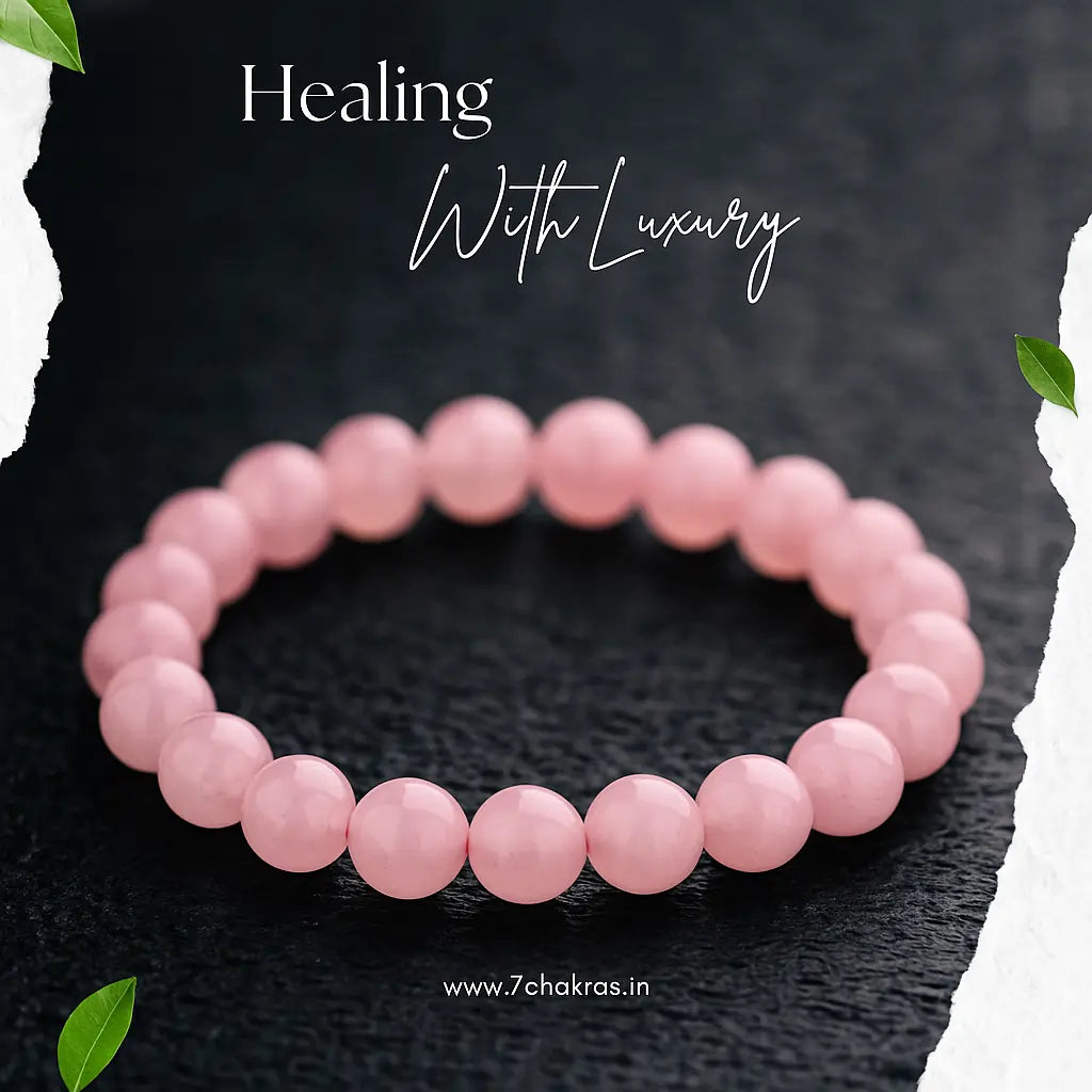 Rose Quartz Bracelet - To Enhance Beauty & Ideal Body Shape