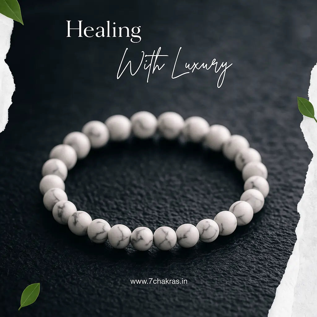 Howlite Bracelet - To Controls Emotions and Overthinking