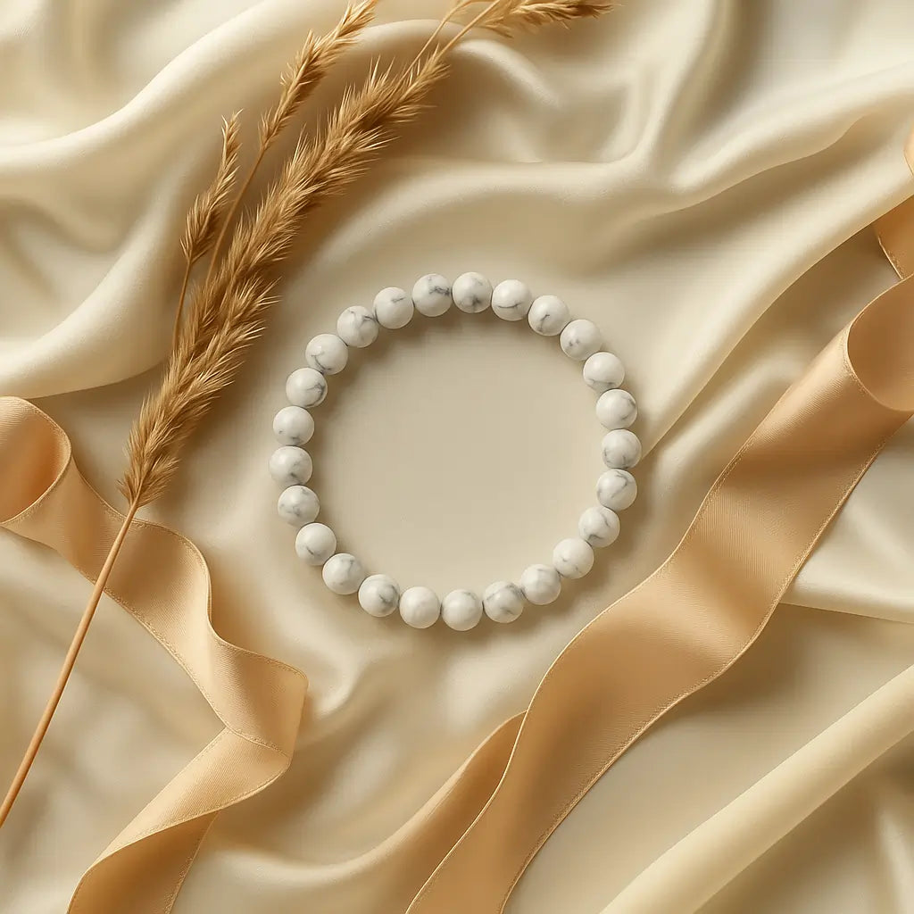 Howlite Bracelet - To Controls Emotions and Overthinking