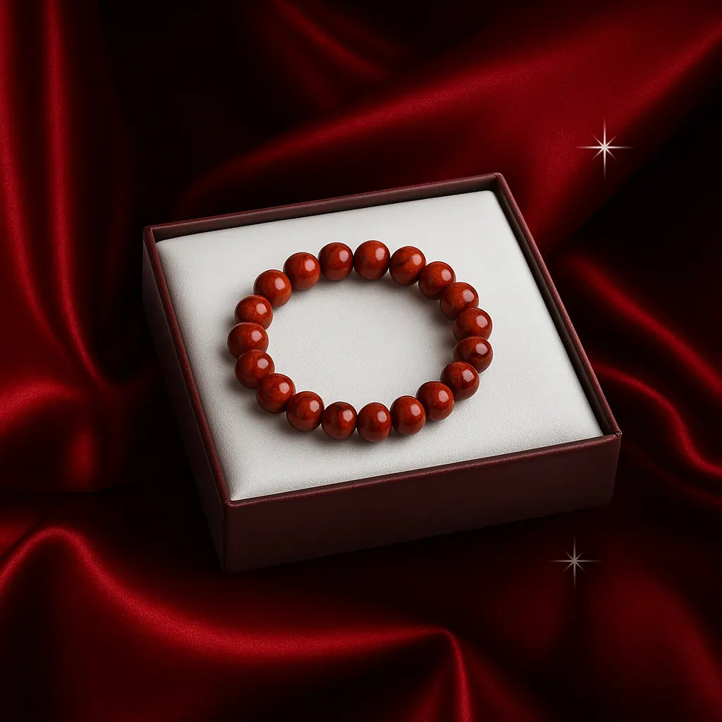 Red Jasper Bracelet - To Stay Focused & Achieve Goals