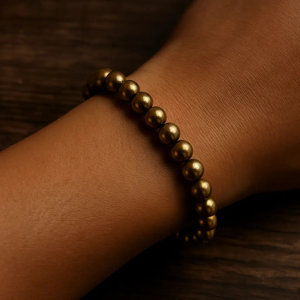 Golden Hematite Bracelet - For Successful Career and Social Image