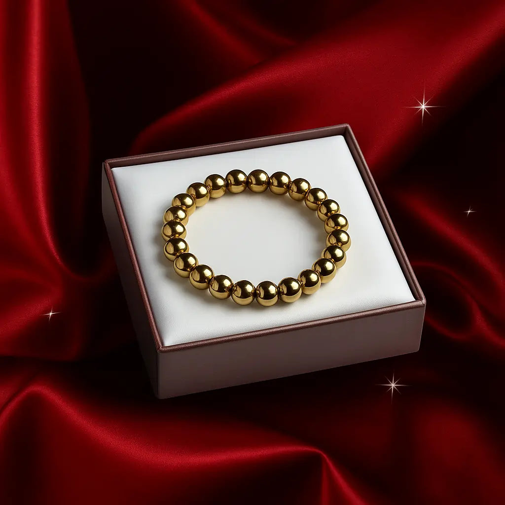 Golden Hematite Bracelet - For Successful Career and Social Image