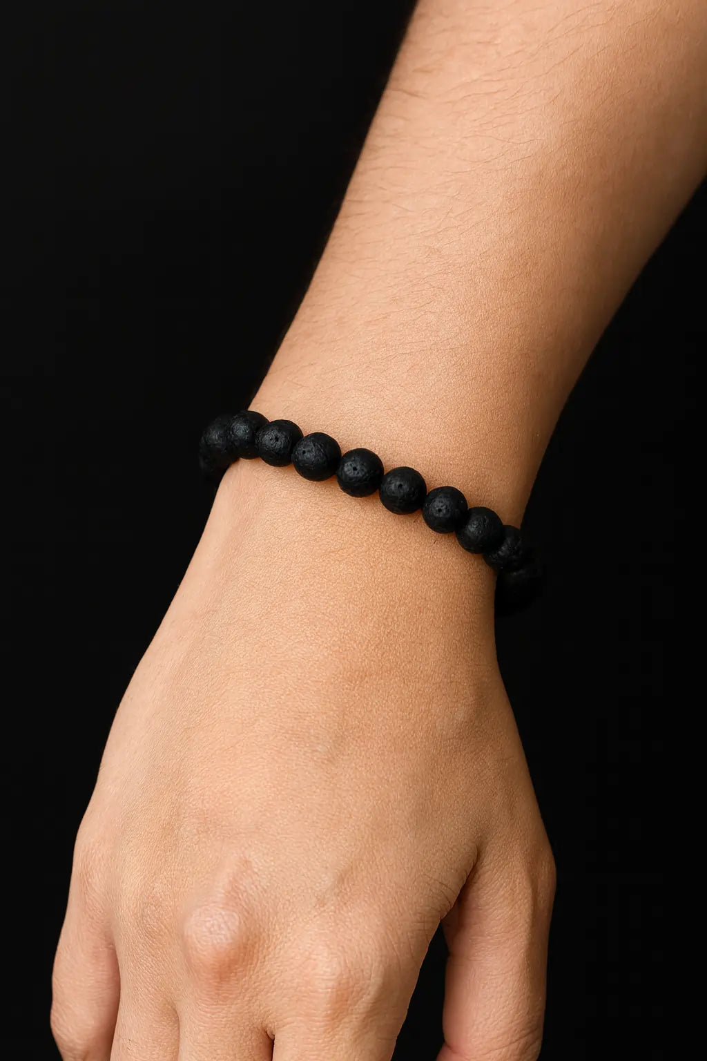 Lava Stone Bracelet - To Control Anger and Lethargy