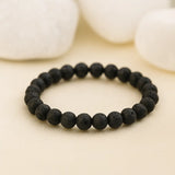 Lava Stone Bracelet - To Control Anger and Lethargy