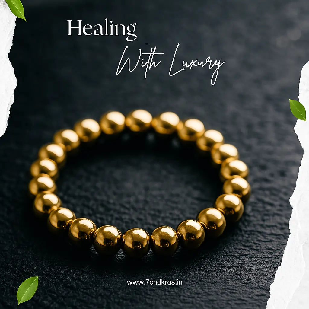 Golden Hematite Bracelet - For Successful Career and Social Image