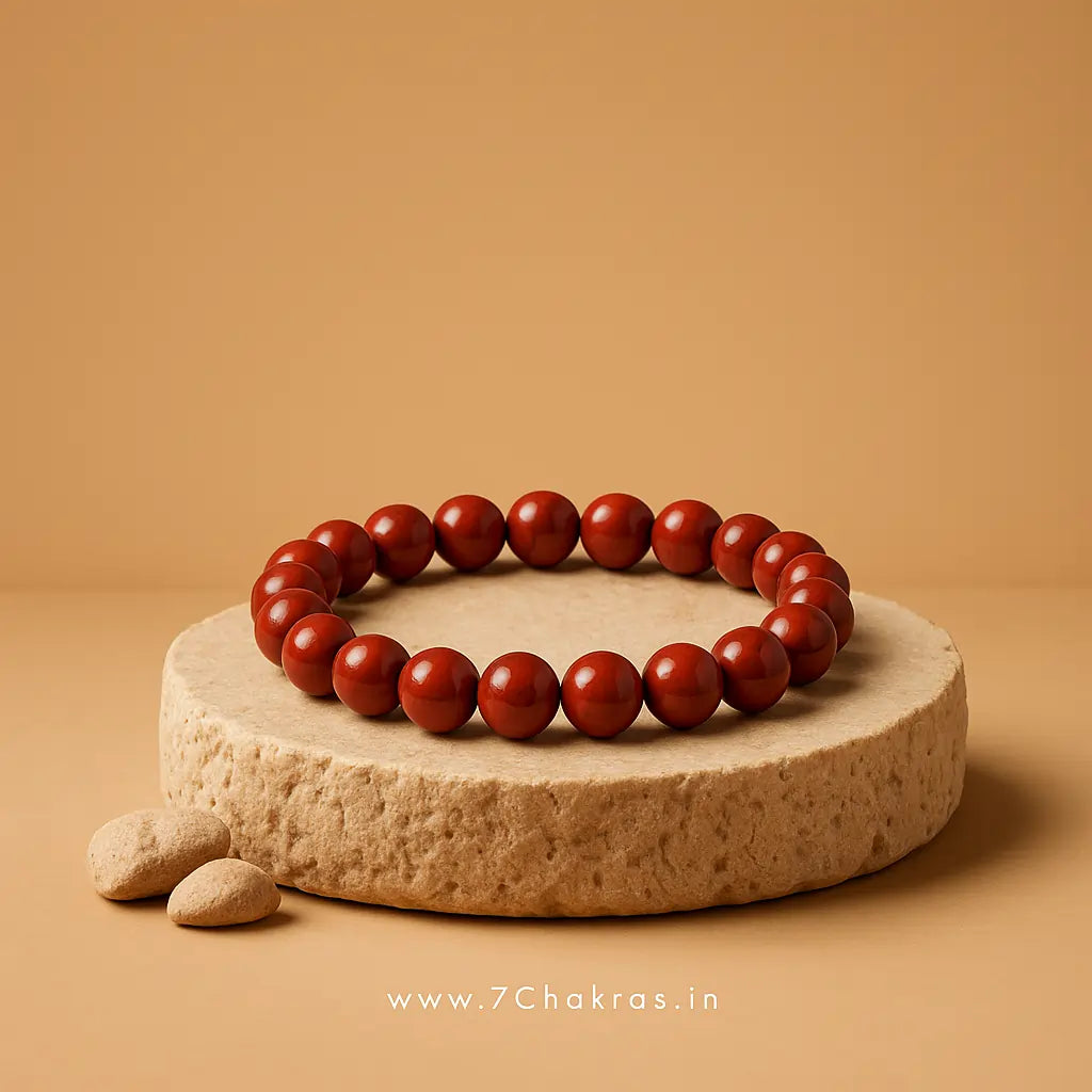 Red Jasper Bracelet - To Stay Focused & Achieve Goals
