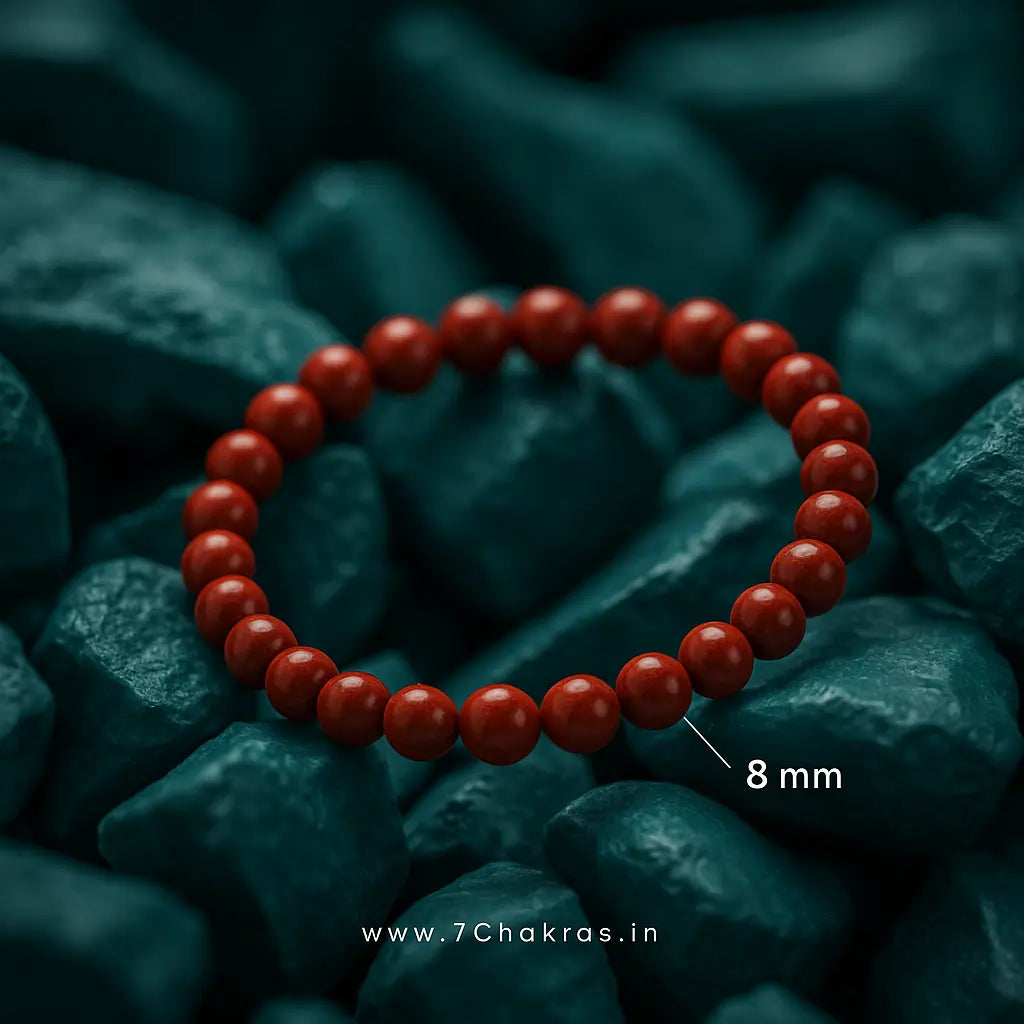 Red Jasper Bracelet - To Stay Focused & Achieve Goals
