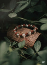 🔱✨ Spiritual Harmony Bracelet – Sphatik & Rudraksha Fusion ✨